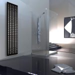 Badheizkörper 180x47 cm , heizung für badezimmer , schwarzer heizkörper , 1118 wat heizung ,