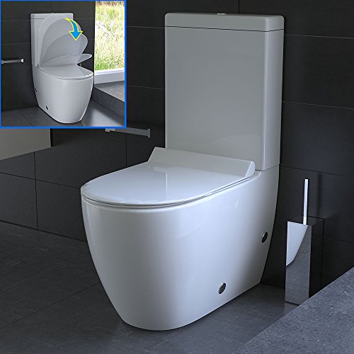 Stand WC | stand Toilette | Toilette Keramik mit Spülkasten 